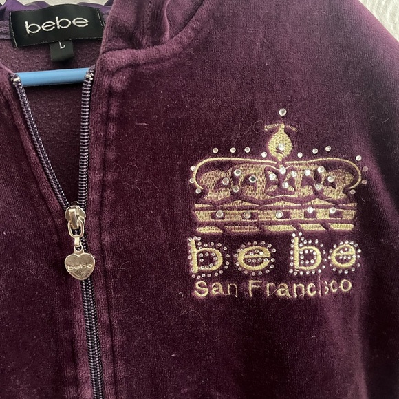 BEBE purple jacket - Picture 2 of 3